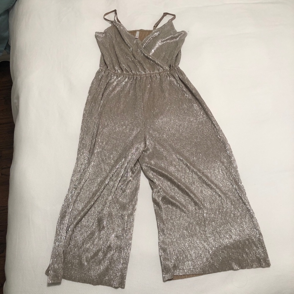 Silver/Tan Jumpsuit